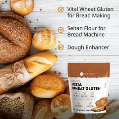 Vital Wheat Gluten used to craft seitan with protein-rich texture from Kate Naturals.