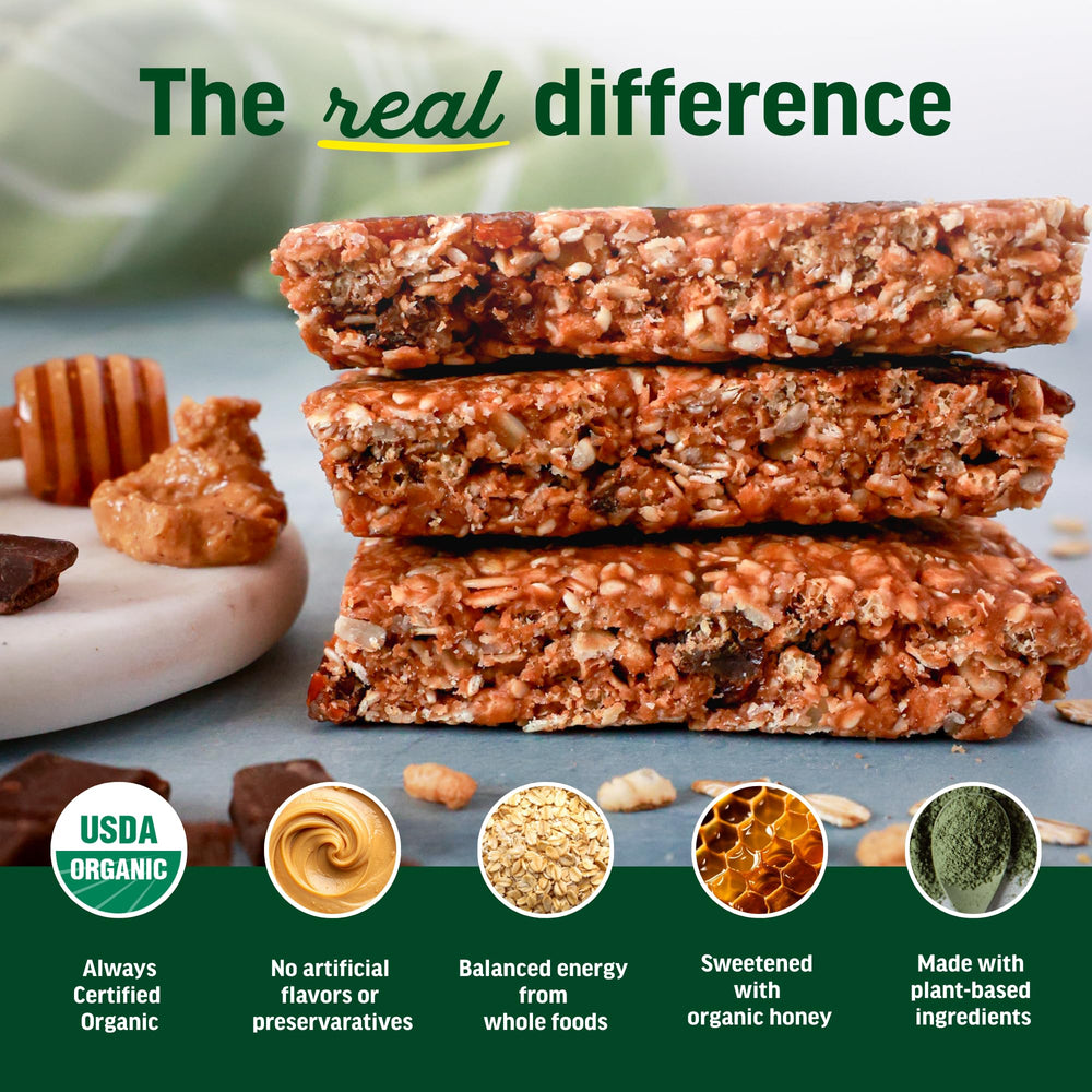 Kate's Real Food bars in lunchbox for school and work, wholesome grab-and-go option.
