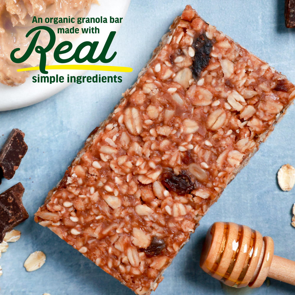 Kate's Real Food energy bar ingredients organic oats and peanut butter