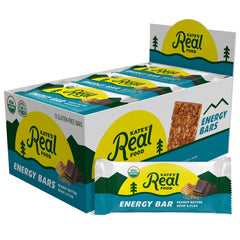 Kate's Real Food granola bar with peanut butter and hemp for on-the-go energy.