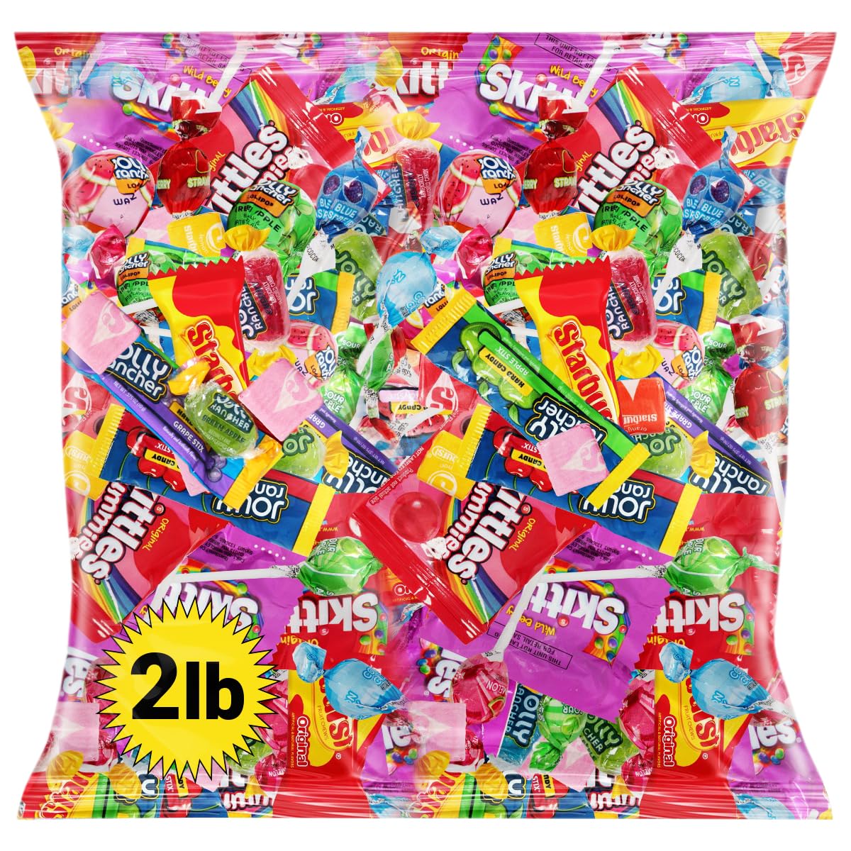 Katie’s Kandy Korner 2lb candy variety bag shown for parties and sharing