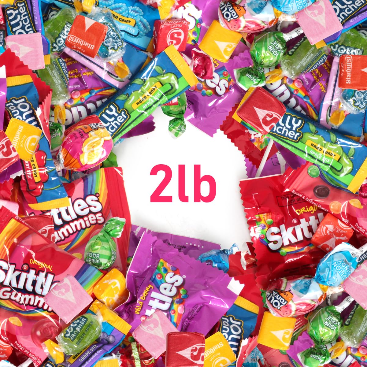 Assorted chewy candies display from Katie’s Kandy Korner for event fun