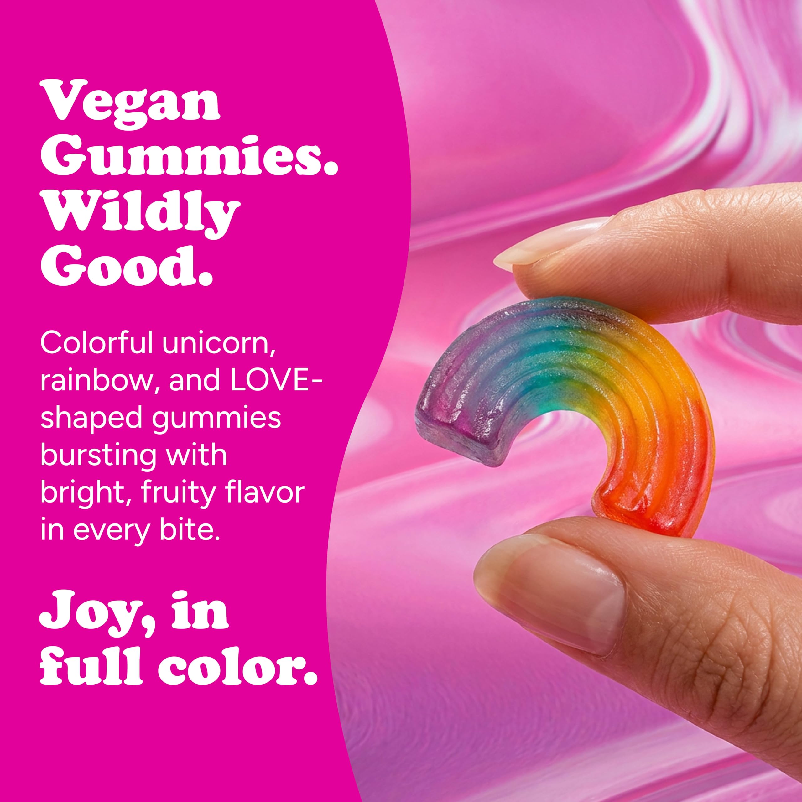 Katjes love-shaped gummy pieces for playful bites