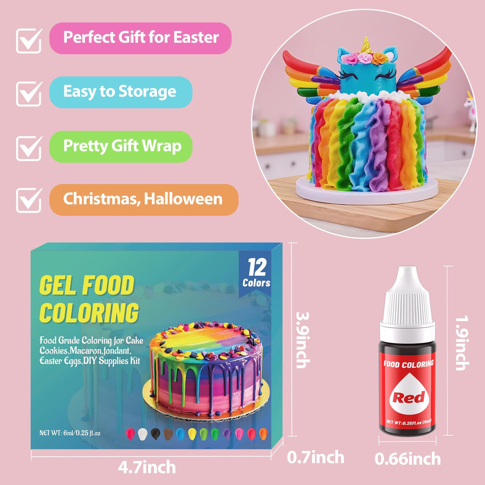 KATSPRO sunset yellow gel drops for sunny accents on cakes and cookies