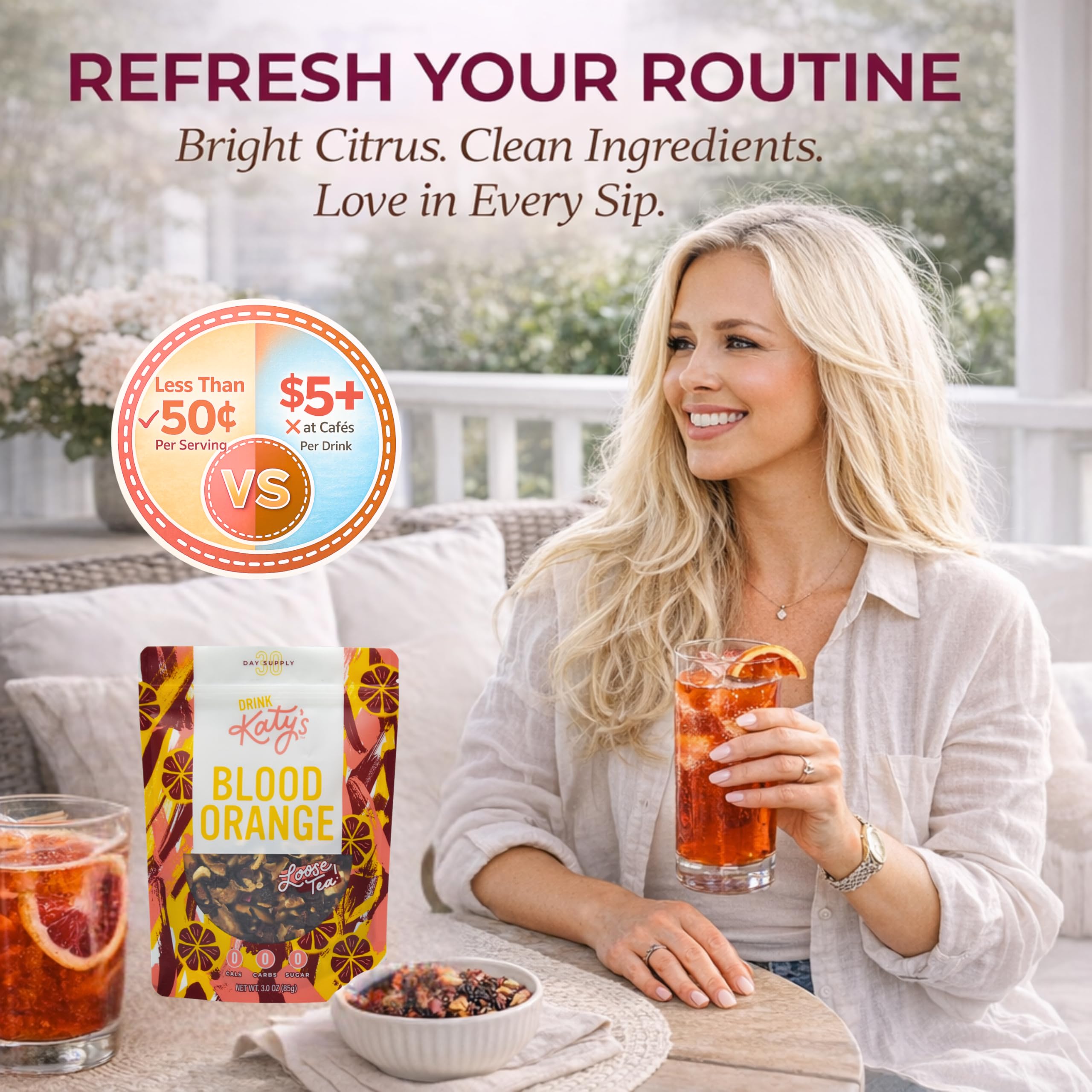 Iced brew in a pitcher delivers a refreshing, sugar-free option.
