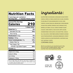 Katz Gluten Free Chocolate Chip Toaster Pastries toasted to warm, melt-in-your-mouth texture.