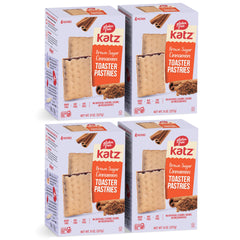 Katz Gluten Free Cinnamon Toaster Pastries packaging for grab-and-go snacks