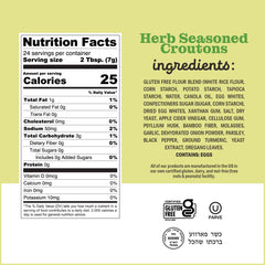 Katz Gluten Free Croutons Variety Pack versatile crunch for meals.