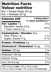 Katz Gluten Free Strawberry Toaster Pastries close-up with fruity filling.