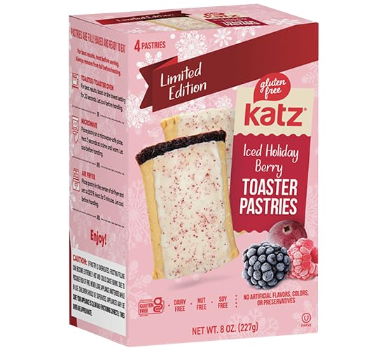 Katz Gluten Free Toaster Pastries Chocolate Chip – melty chips in every bite