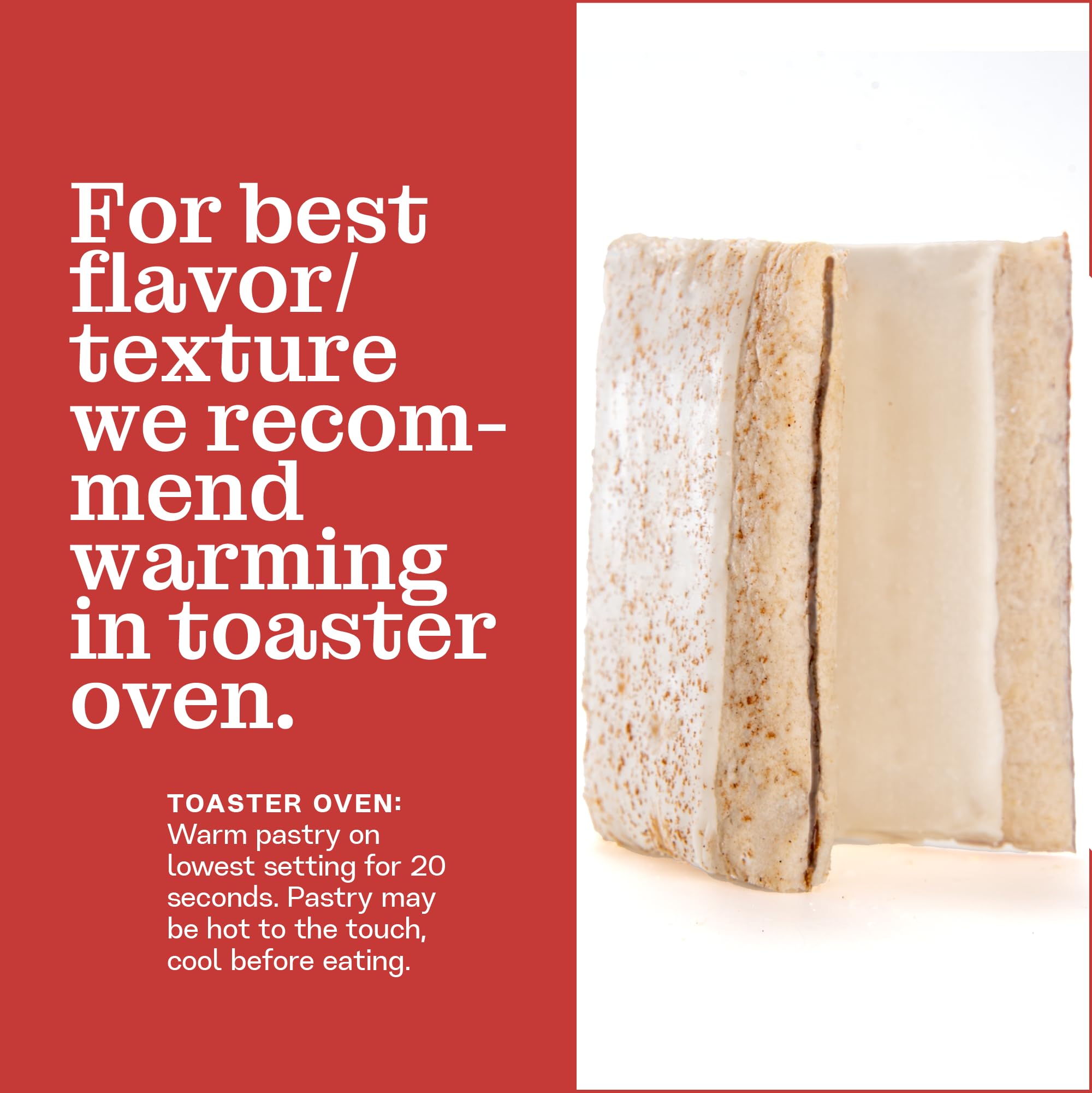 Katz Gluten Free Toaster Pastries shown toasted and ready to eat.