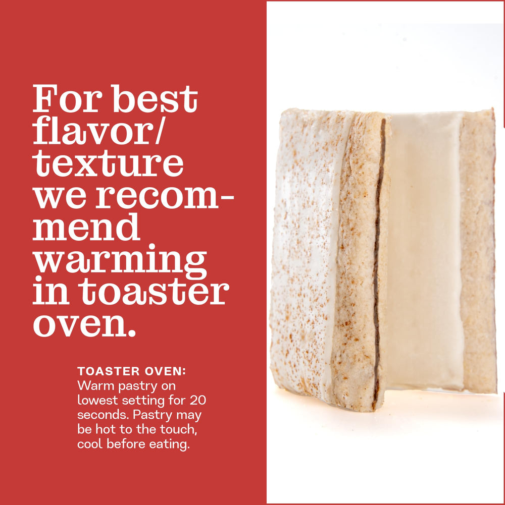 Katz Gluten Free Toaster Pastries shown toasted and ready to eat.