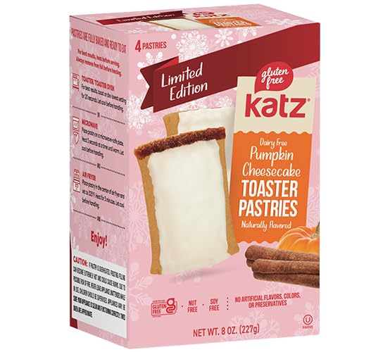 Katz Gluten Free Toaster Pastries Variety Pack – six flavors in one box