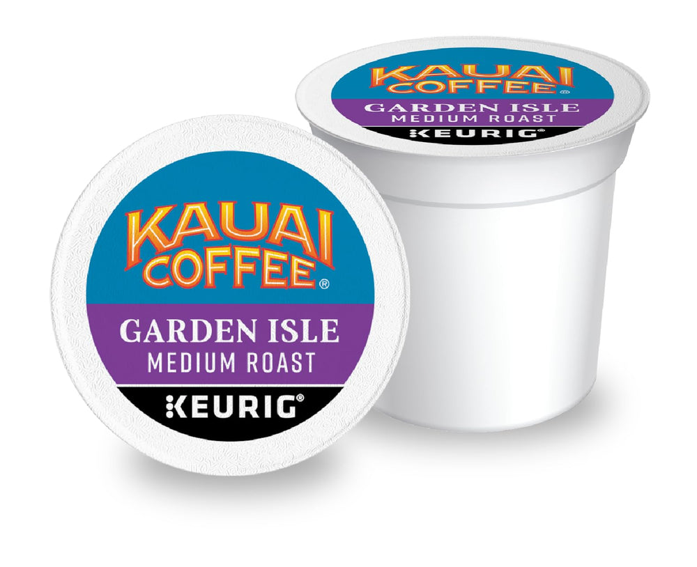 Kauai Coffee 10 Percent Hawaiian Arabica enhances smooth, balanced cups.