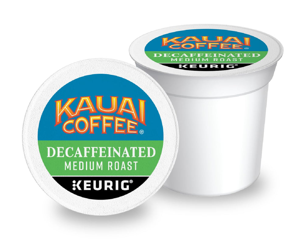 Kauai Coffee uses 10% Hawaiian-origin Arabica beans for a bright cup.