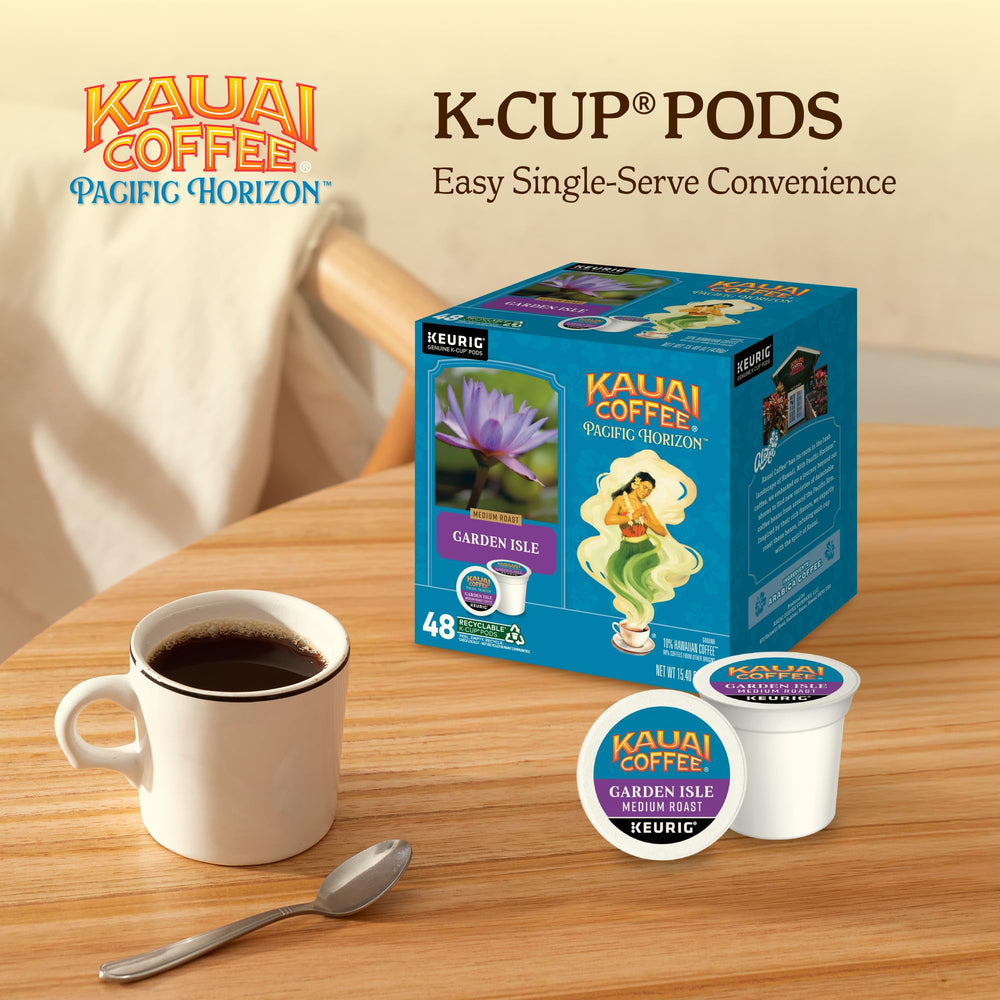 Kauai Coffee bright floral notes elevate everyday coffee rituals.