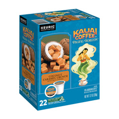 Kauai Coffee Coconut Caramel Crunch K-Cup for tropical morning rituals