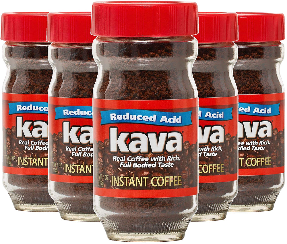 Kava acid-neutralized instant coffee 6-pack ready for quick mornings.
