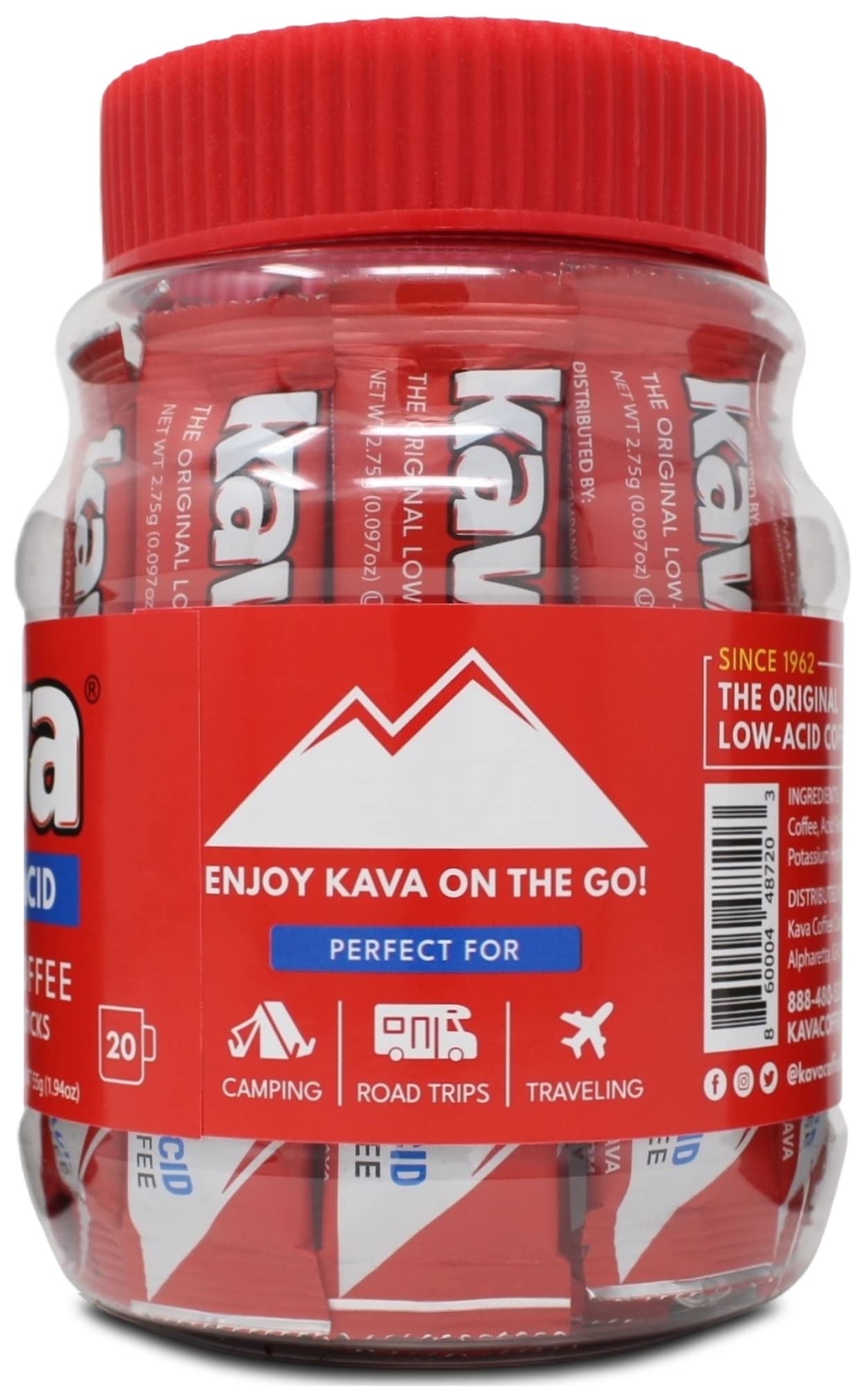 Kava OU Kosher Certified label signals trusted quality.
