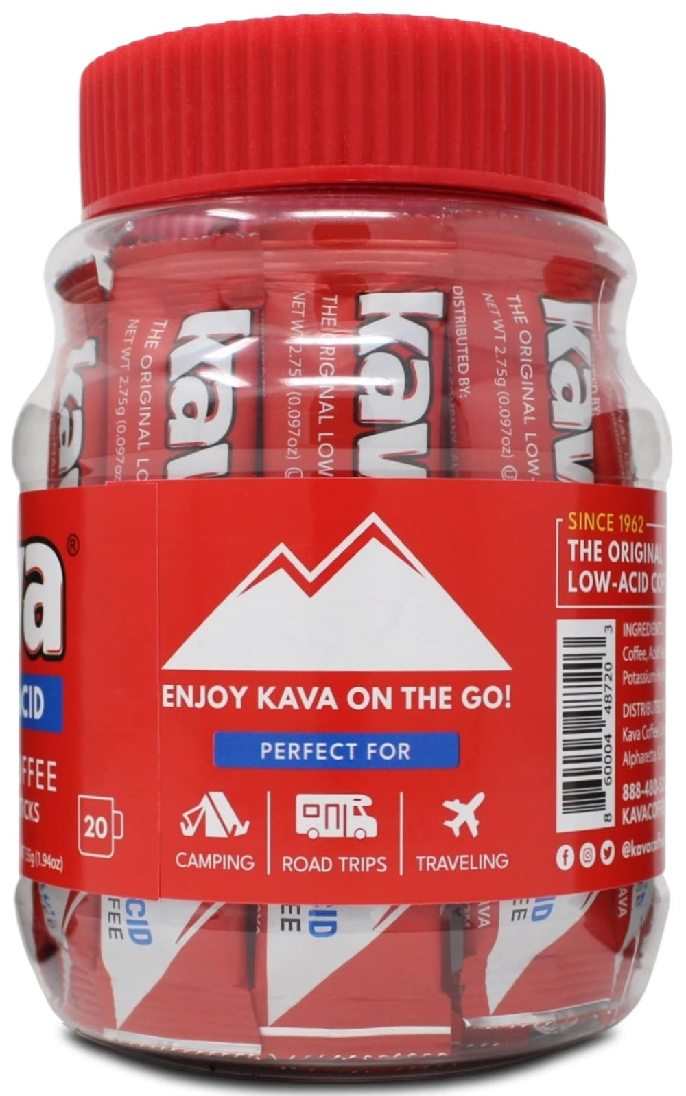Kava OU Kosher Certified label signals trusted quality.
