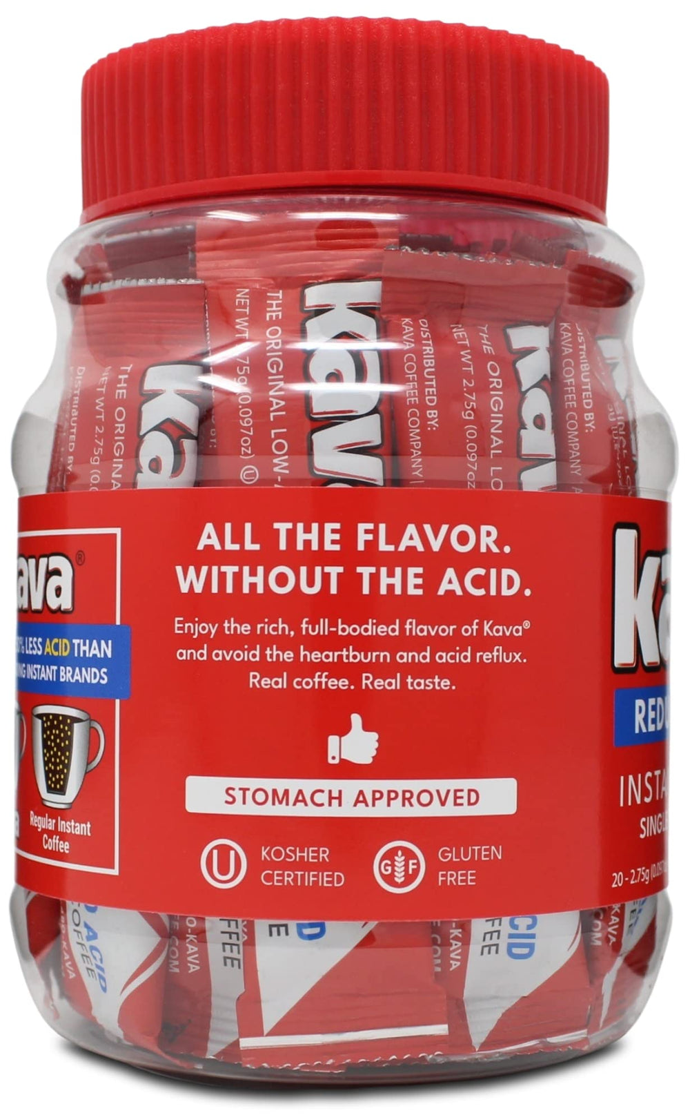 Kava rich full-bodied aroma from premium beans in a compact stick.