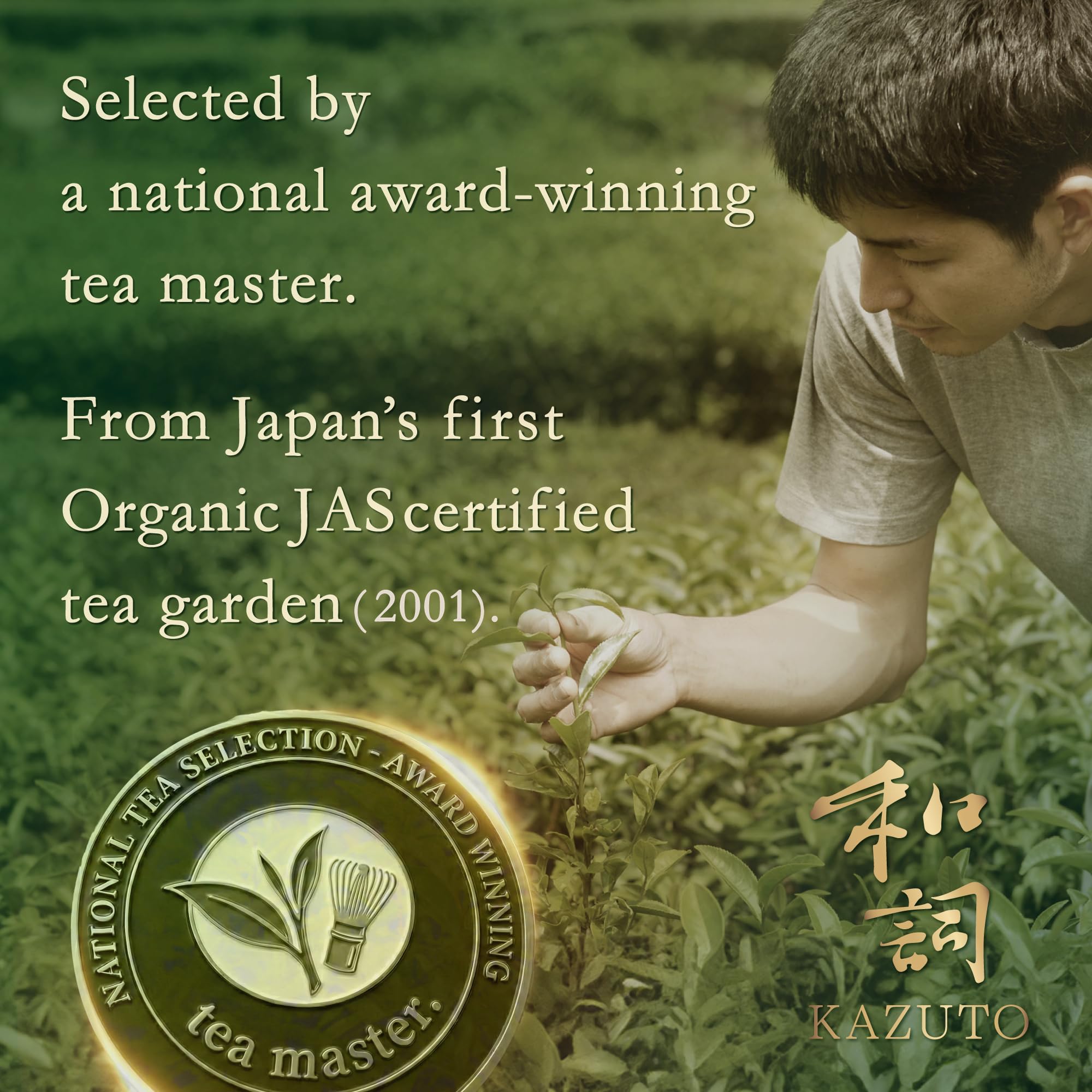Kazuto Classic matcha bowl ready for usucha with silky foam and mild flavor