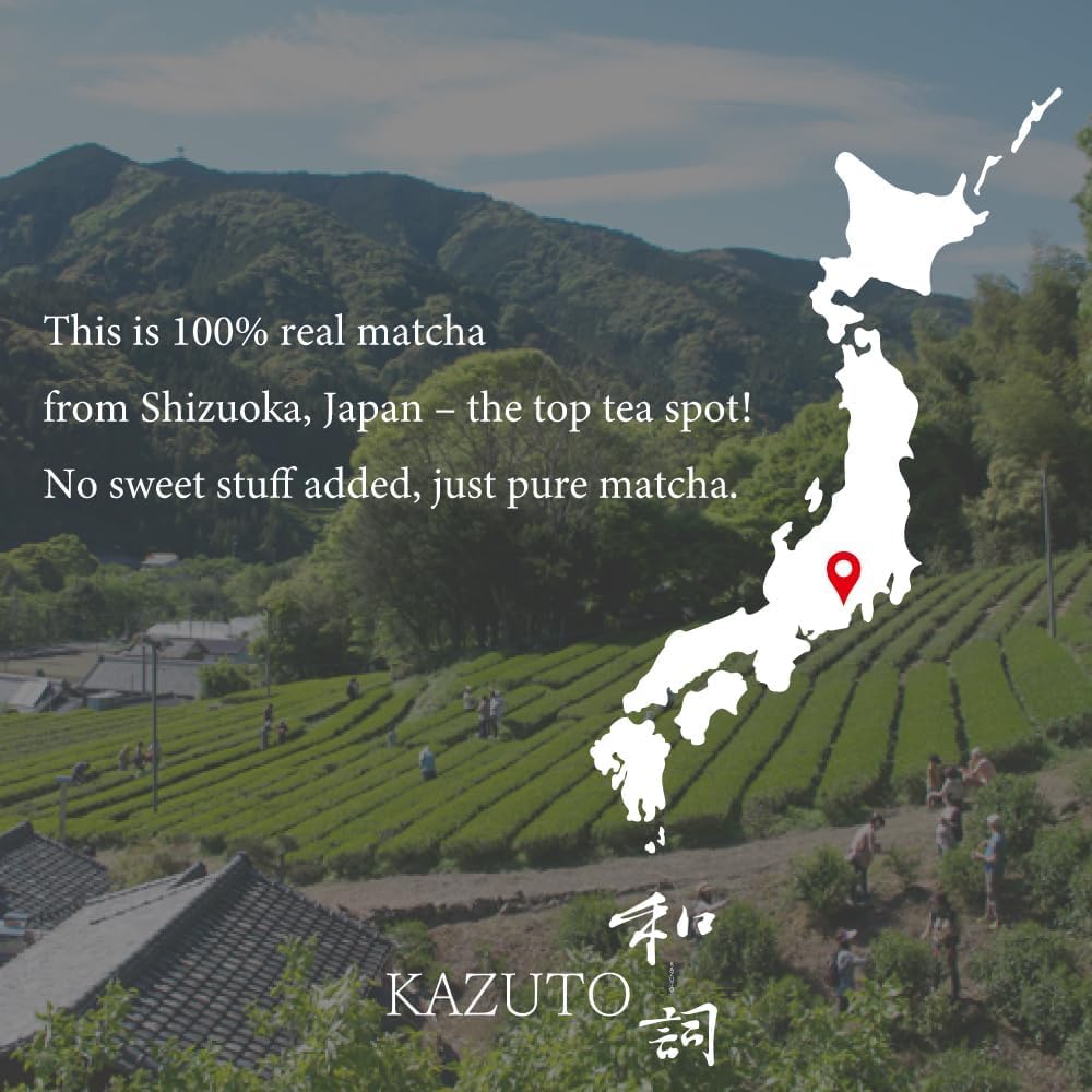 Kazuto Classic single-origin Shizuoka matcha in elegant packaging for rituals