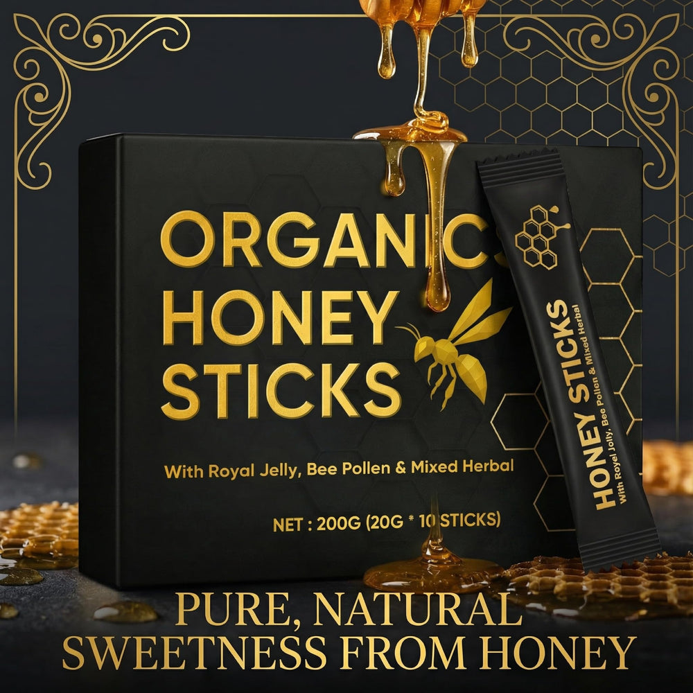 KBKTWOLT Organics Honey Sticks for men product shot