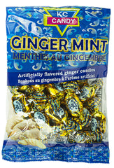 KC Candy Ginger Mints package for on-the-go refreshment