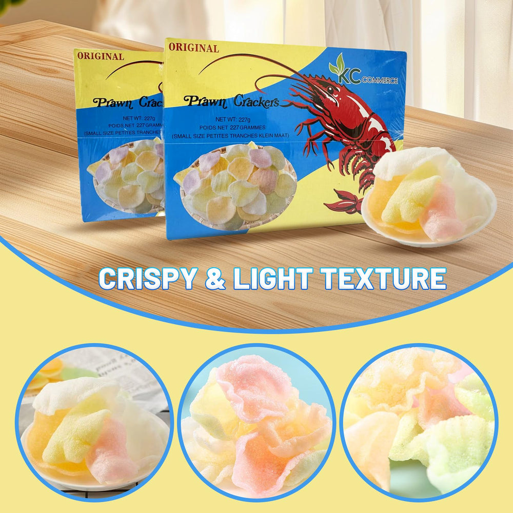 Shrimp chips close-up captures airy crunch and savory aroma.