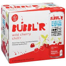 KD Chocolates Babbl Wild Cherry Chillr 6-pack can front view for refreshing sipping