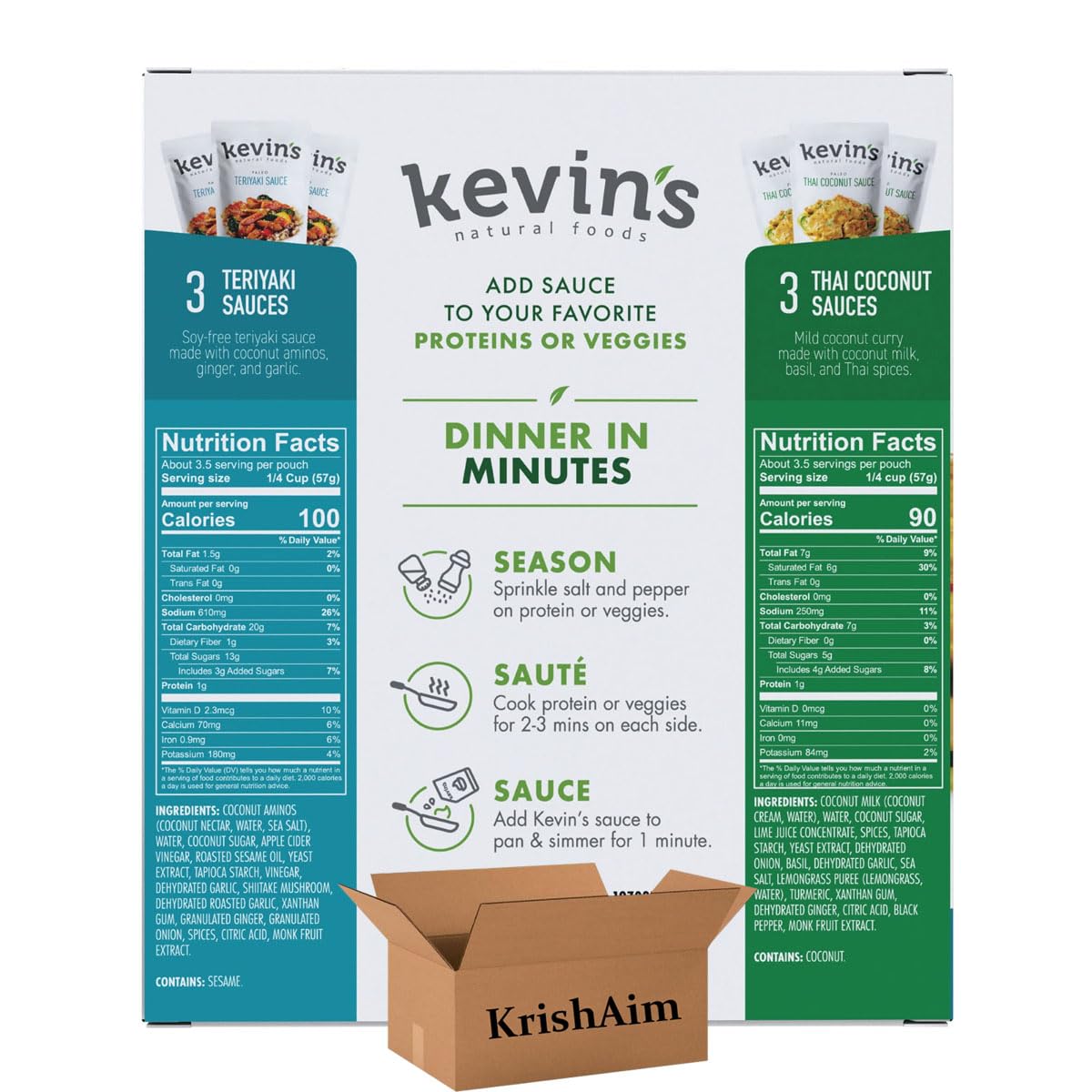 KD Chocolates Kevins simmer sauce being poured for a fast, flavorful stir-fry