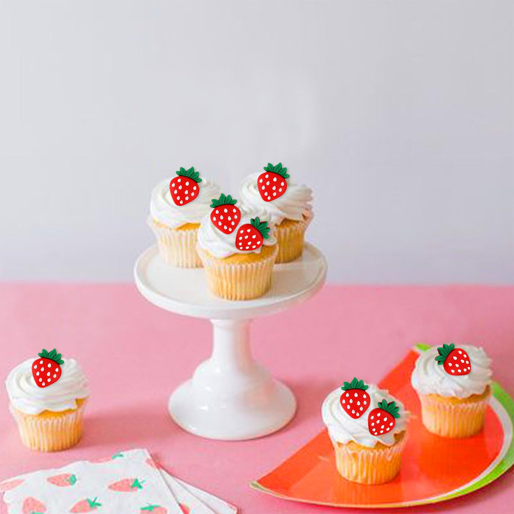 Keaziu strawberry theme party decor for birthdays and showers
