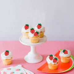 Keaziu strawberry theme party decor for birthdays and showers