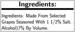 Kedem kosher certification label on the bottle for year-round use