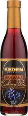 Kedem Marsala cooking wine bottle enhances gourmet sauces