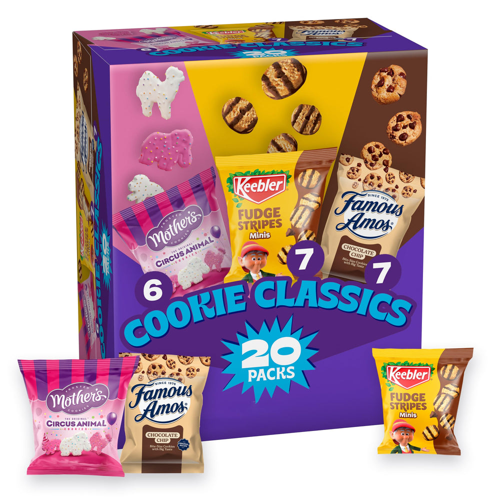 Keebler Assorted Cookie Classics box front, ideal for sharing.
