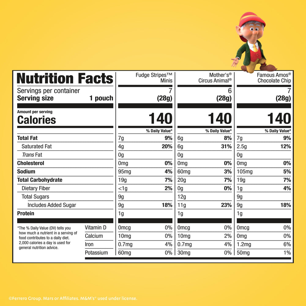 Keebler Circus Animal Cookies pouch for on-the-go snacking.