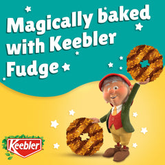 Keebler Coconut Dreams top view emphasizes coconut-speckled chocolate surface.