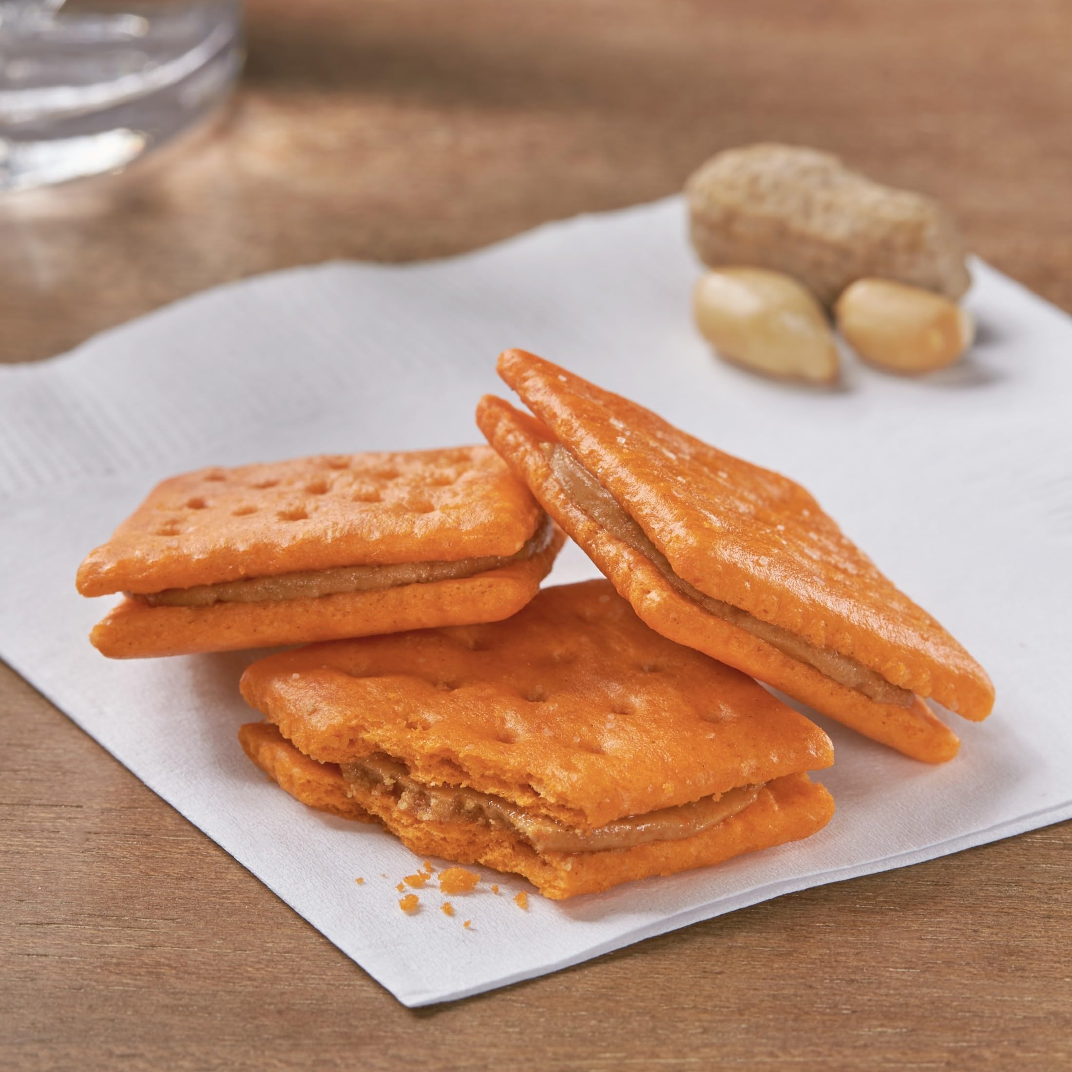 Keebler bite-sized crackers offer quick, satisfying breaks.