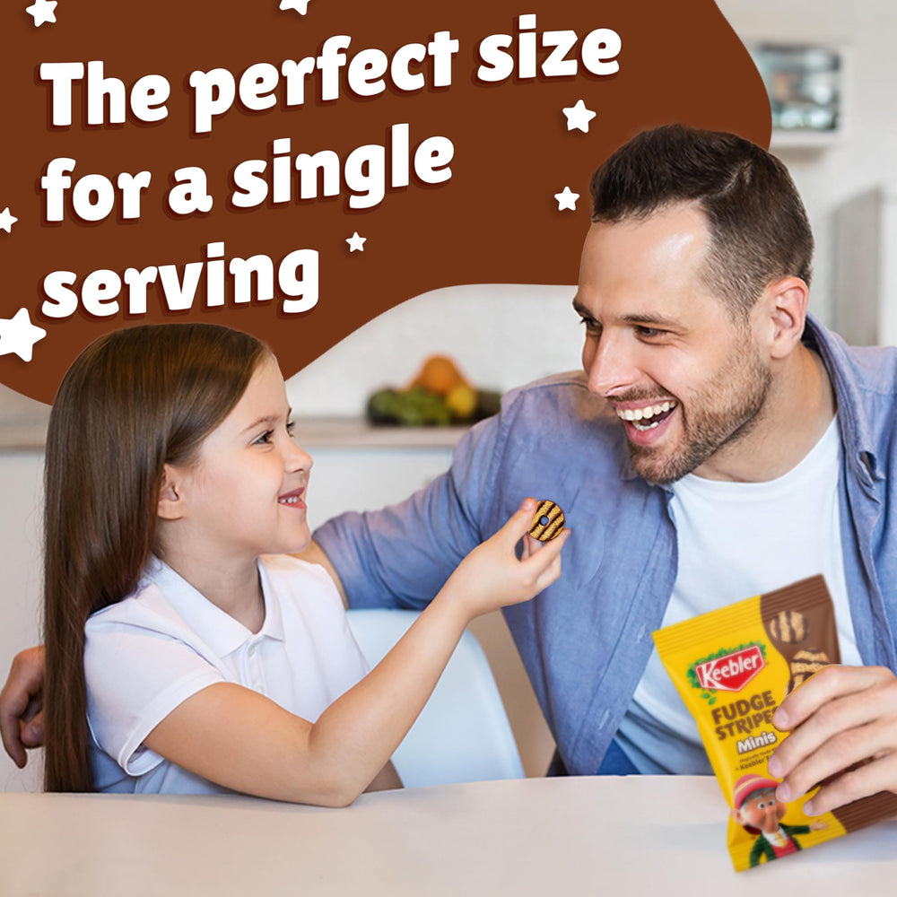 Keebler On-The-Go Fudge Stripes in a lunchbox ready to enjoy.