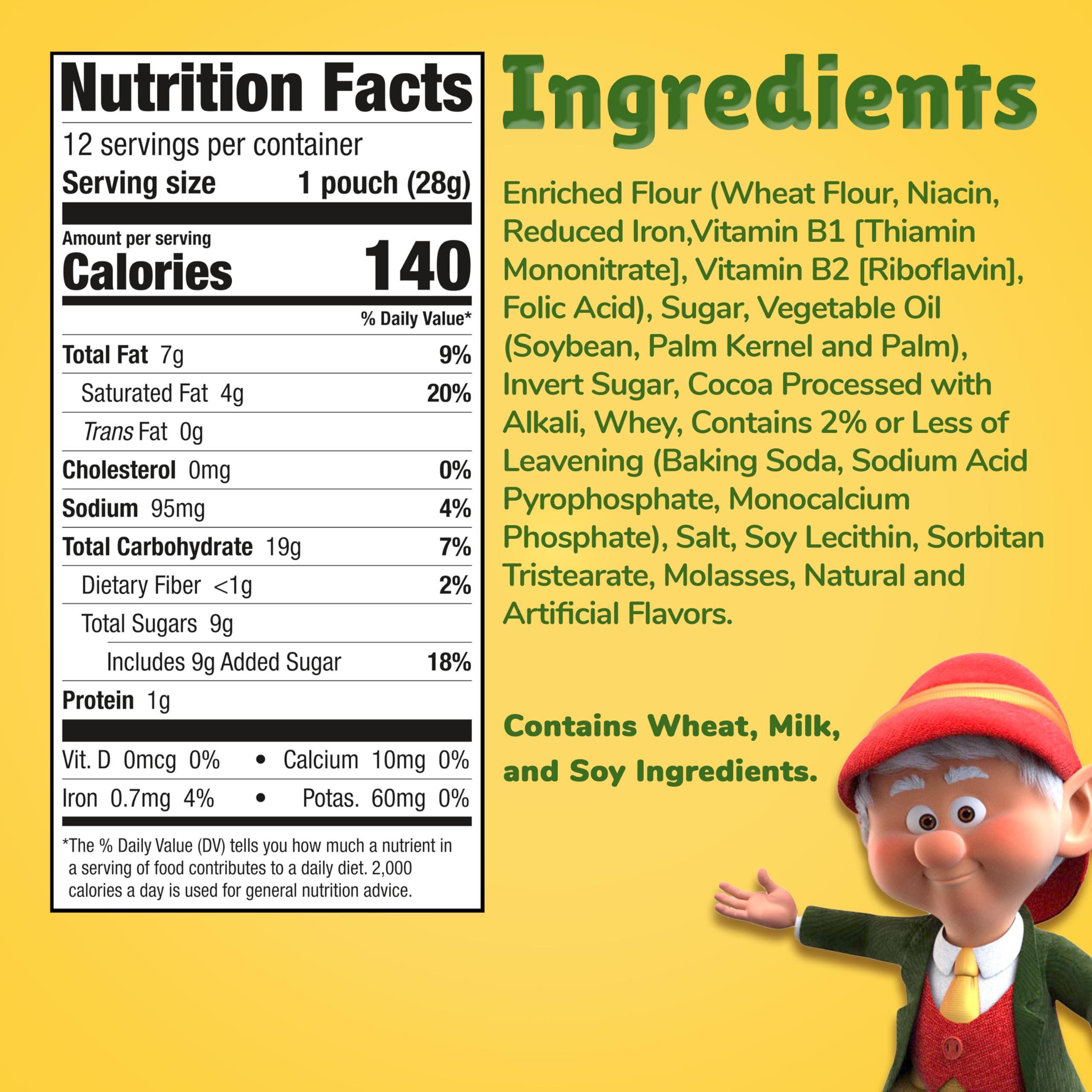 Keebler On-The-Go Fudge Stripes fudge-coating closeup highlights rich flavor.