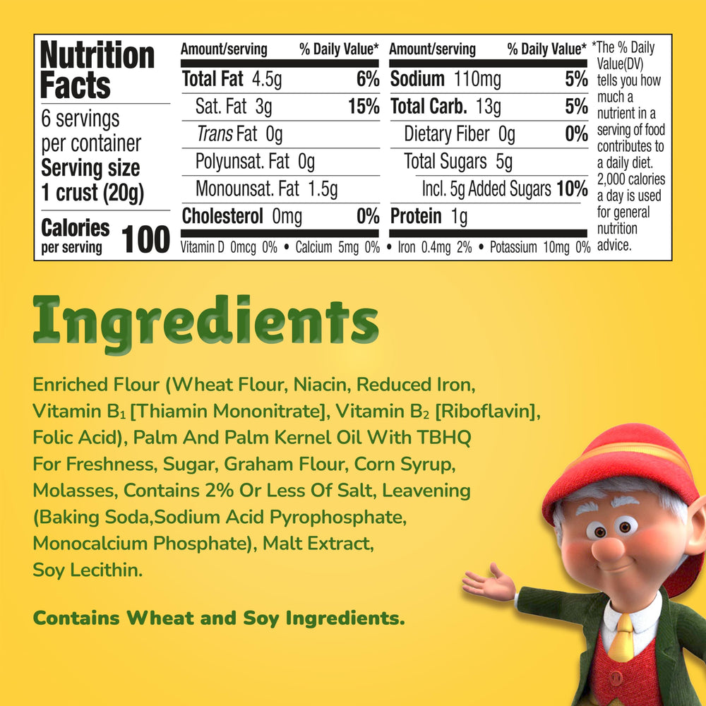 Keebler Ready Crust minis 12-pack, easy pantry storage and fast dessert prep.