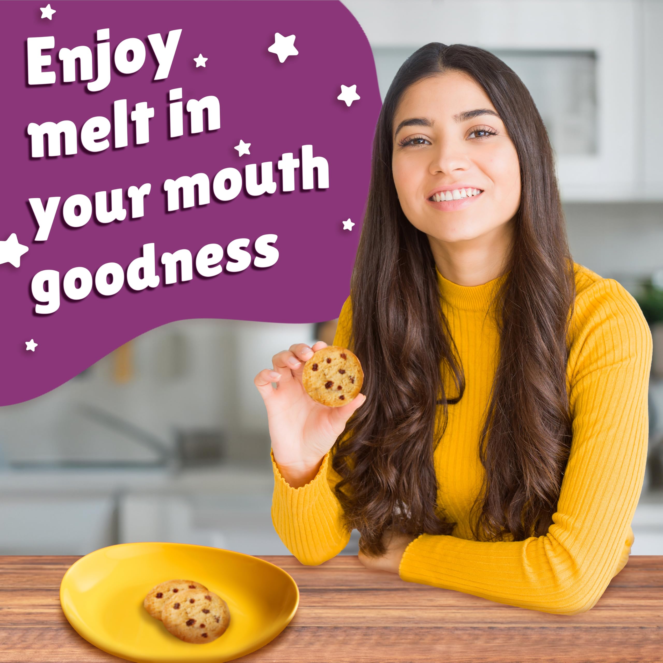 Keebler Sandies Oatmeal Raisin Cookies – pantry pack on shelf, ready for everyday snacking.