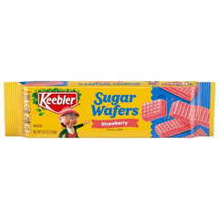 Keebler Strawberry Sugar Wafers pantry pack, perfect for lunchboxes or on-the-go treats.