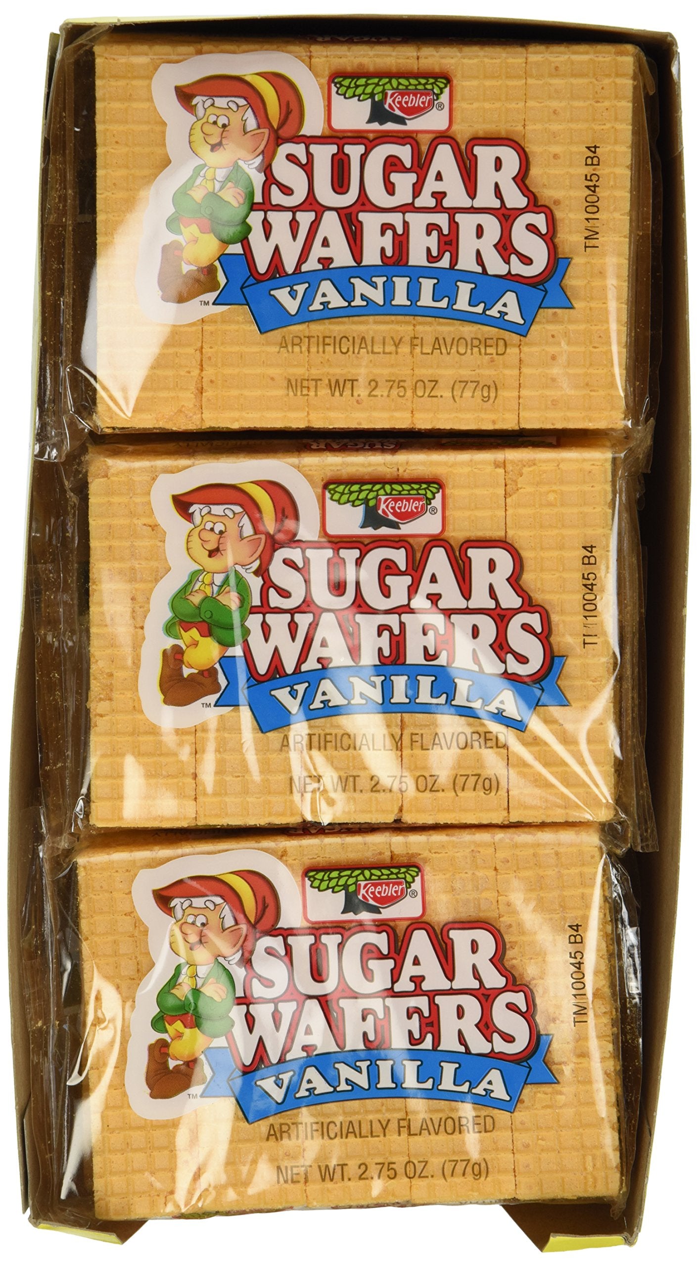 Keebler Sugar Wafer Vanilla break-apart cookies ideal for quick snacks