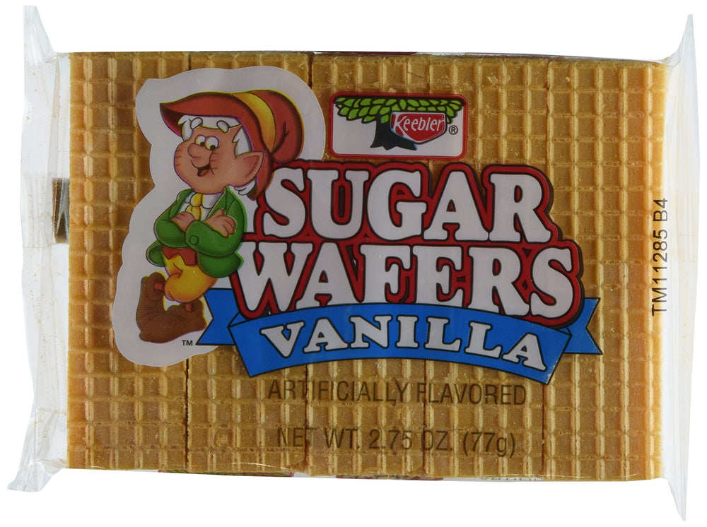 Keebler Sugar Wafer Vanilla packaging showcases a value pack for snacking anytime