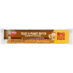 Keebler Toast and Peanut Butter Crackers sleeves displayed in pack
