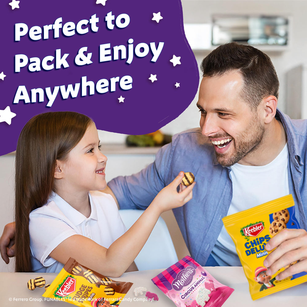 Keebler cookies ready for sharing at a family picnic.