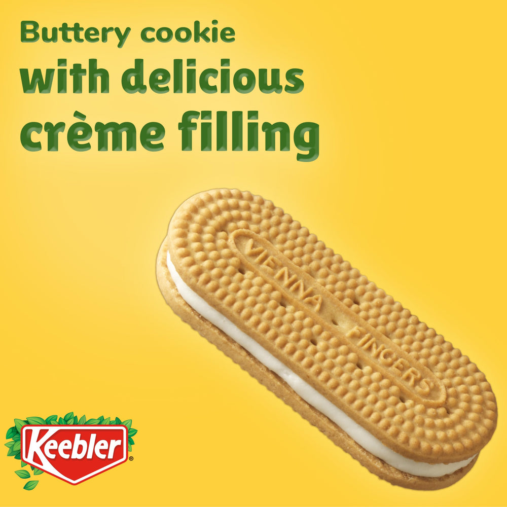 Keebler Vienna Fingers on a milk break plate for dunking.